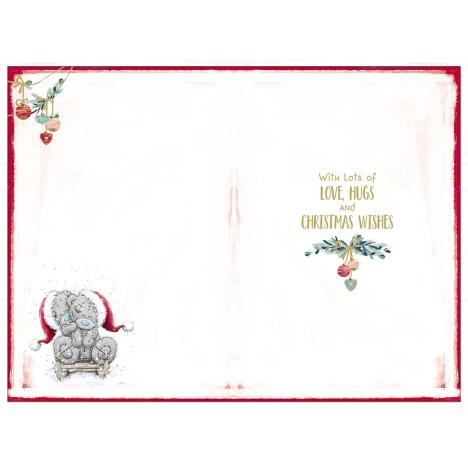 One I Love Verse Me to You Bear Christmas Card Extra Image 1